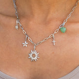 Soft Heart Charm Green