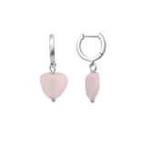 Soft Heart Hoop Pink