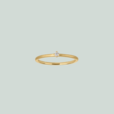 Fine Princess Diamant Ring (0.03 ct)