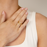 Wave Large ring