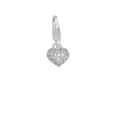 Mini Sparkle Heart Charm