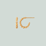 Fine Pebbles Hoops Small