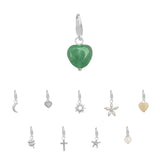 Soft Heart Charm Green