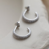 Ocean Flow Sparkle Hoops Medium