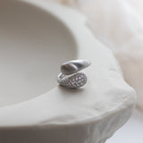 Ocean Flow Duo Sparkle ring