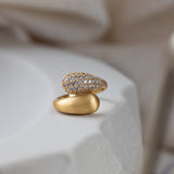 Ocean Flow Duo Sparkle ring