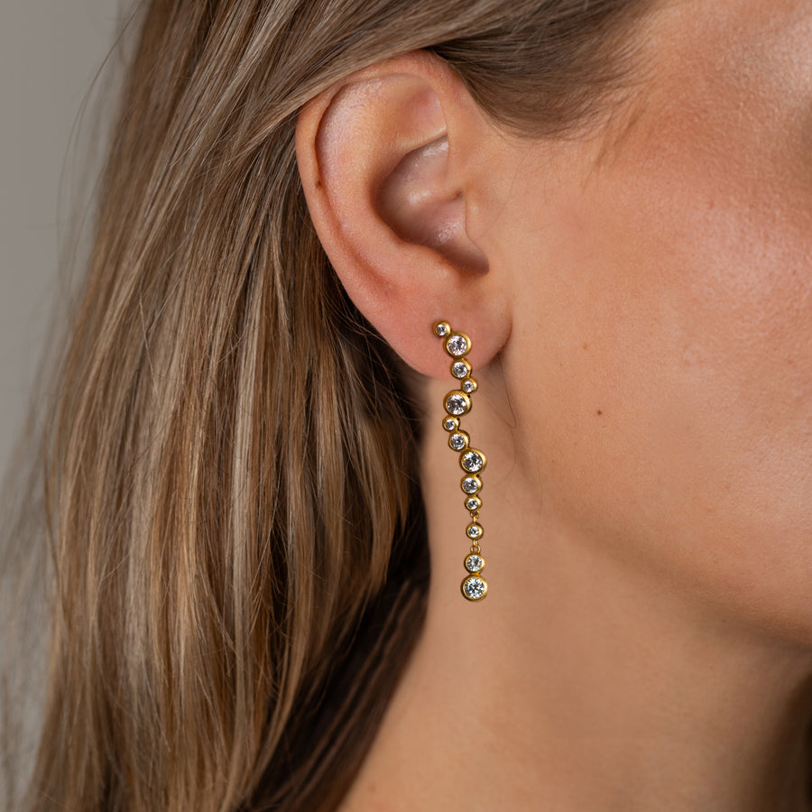 Stardust earrings long
