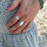 Ocean Flow Sparkle-Ring