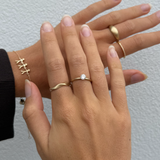 Fine Princess Diamant Ring (0.4 ct)