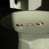 Fine Diamond Line Slim Ring