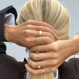 Fine Diamond Line Slim Ring