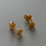 Lucky Four Leaf Studs