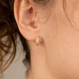 Ocean Flow Sparkle Hoops Small