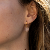 Soft Heart Hoop Pink