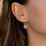 Soft Heart Hoop Pink