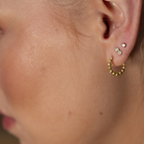 Fine Pebbles Hoops Small