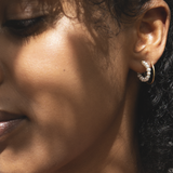 Fine Mini Pearl Hoops