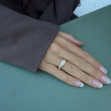 Ocean Flow Sparkle ring