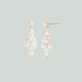 Fine Aura Cluster Earrings