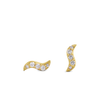 Wave Studs Sparkle