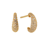 Ocean Flow Sparkle Hoops Small