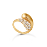 Ocean Flow Duo Sparkle ring