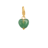 Soft Heart Charm Green