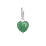 Charms Halskette Starter Kit: Soft Heart Green