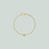 Fint glöm-me-inte diamantarmband