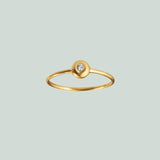 Fin iris diamantring