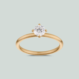 Fine Princess Diamond Ring (0.4 ct)