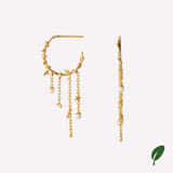 Jungle Ivy Hoops Pearl