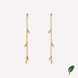 Jungle Ivy Sparkle String Earrings