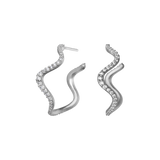 Wave Hoops Sparkle