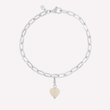 Charms Bracelet Starter Kit: Soft Heart Cream