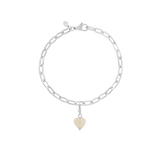 Charms Bracelet Starter Kit: Soft Heart Cream