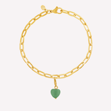 Charms Armbånd Starter Kit: Soft Heart Green