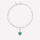 Charms Armbånd Starter Kit: Soft Heart Green