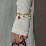 Soft Heart Charm Chestnut