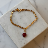 Charms Armbånd Starter Kit: Soft Heart Chestnut