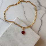 Charms Halskæde Starter Kit: Soft Heart Chestnut