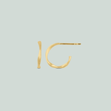 Fine Twisted Hoops Small