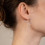 Jungle Ivy Hoops Pearl
