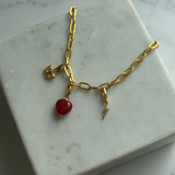 Soft Heart Charm Chestnut