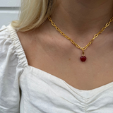 Soft Heart Charm Chestnut