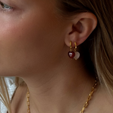 Soft Heart Hoop Pink