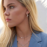 Wave Hoops Sparkle