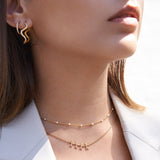 Wave Hoops Sparkle