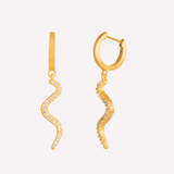 Wave Sparkle Hoop Mini