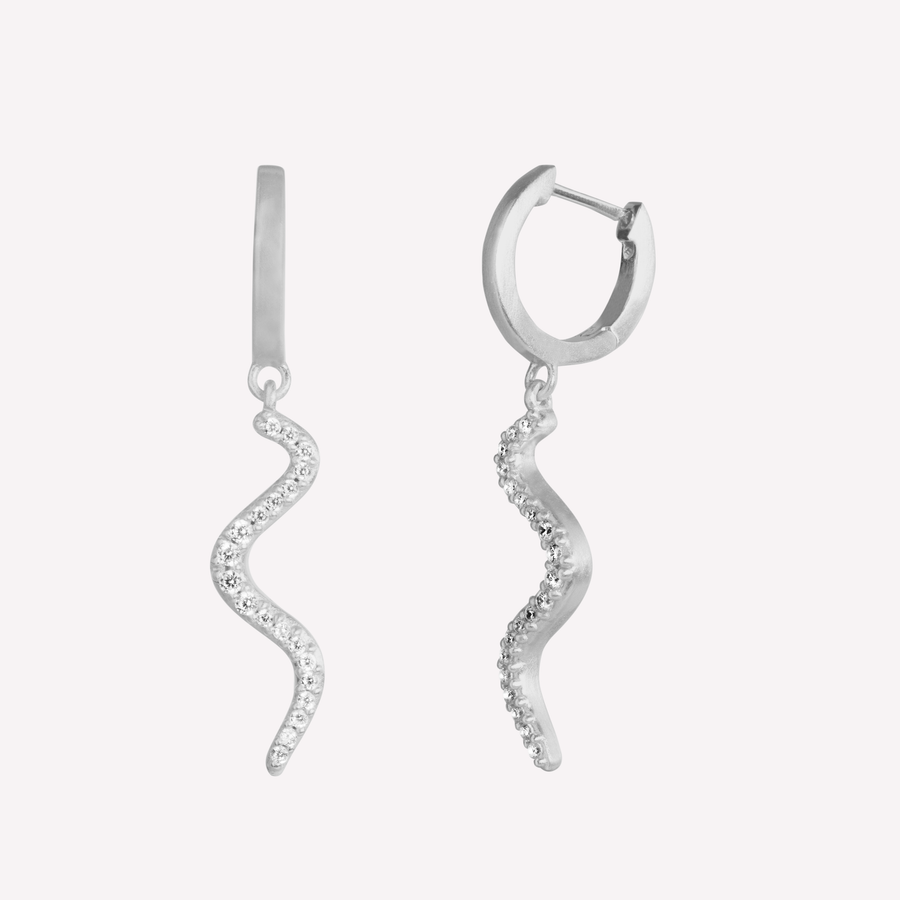 Wave Sparkle Hoop Mini